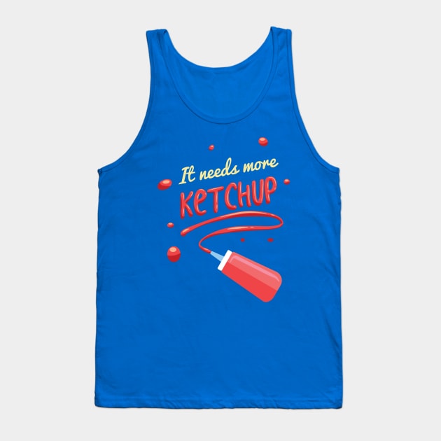 Ketchup Lover Tank Top by Design Seventytwo